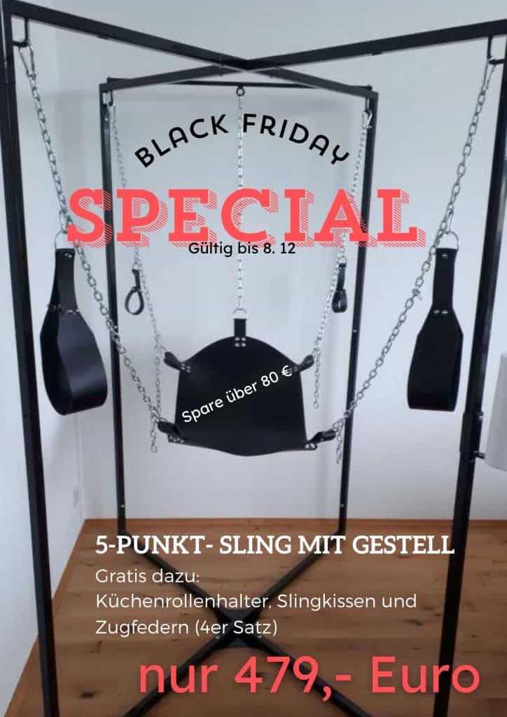 5 Punkt Sling komplett incl. Gestell und Fußschlaufen